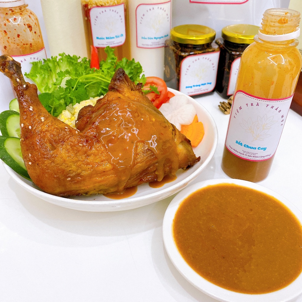 Sốt Chua Cay thơm ngon dùng để chấm thịt luộc, thịt nướng, thịt rán..