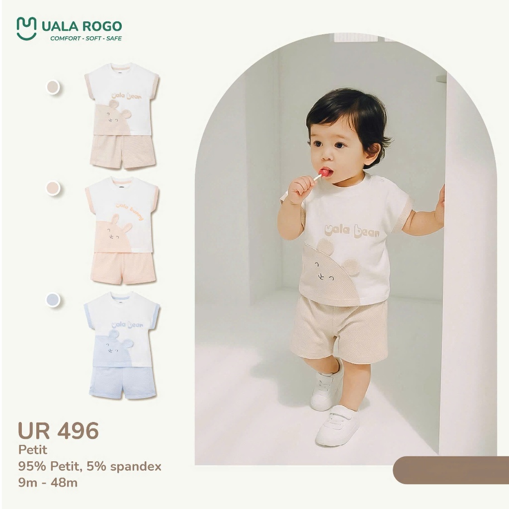(8-20kg, 9-48M) Bộ Cộc Uala Rogo Cho Bé UR2212 UR2172 UR2390 UR2174 UR3851 UR496 UR2209 UR2178