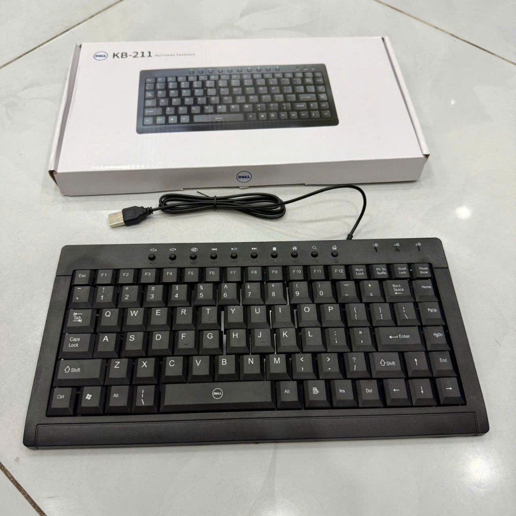 Bàn Phím Có Dây Mini Dell KB211, BK616 và K1000/918. NL