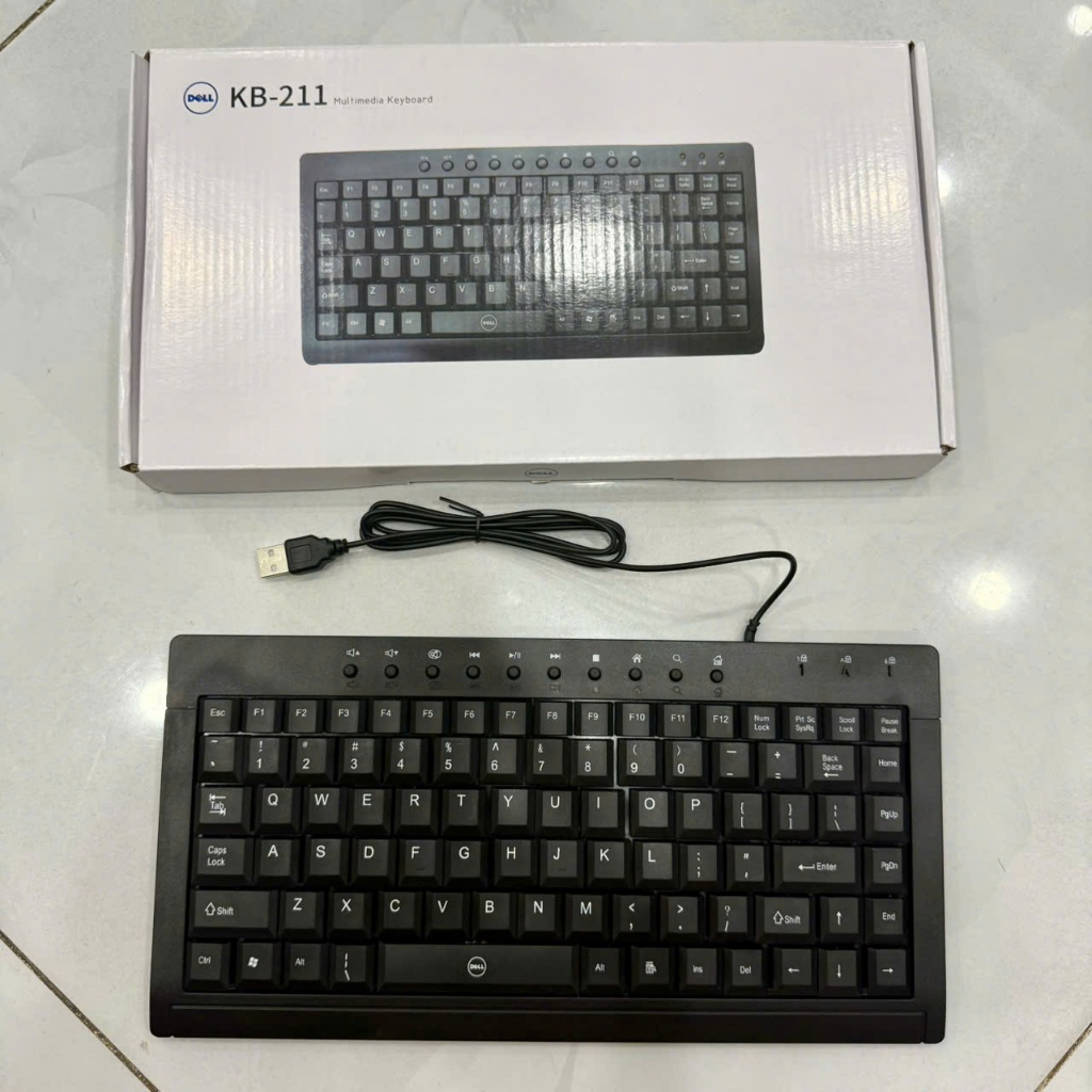 Bàn Phím Có Dây Mini Dell KB211, BK616 và K1000/918. NL | BigBuy360 - bigbuy360.vn