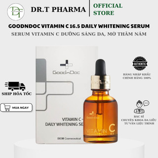 [HÀNG CÔNG TY] Serum Dưỡng Trắng Sáng Da, Giảm Thâm Nám GoodnDoc Vitamin C 16.5 Daily Whitening