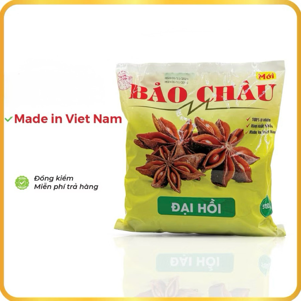5kg Đại Hồi / Hoa Hồi Bảo Châu hàng loại 1 thơm lâu , gia vị nấu phở -bò kho túi 500g