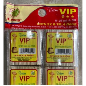 1 vỉ*40 gói tăm VIP Á Đông