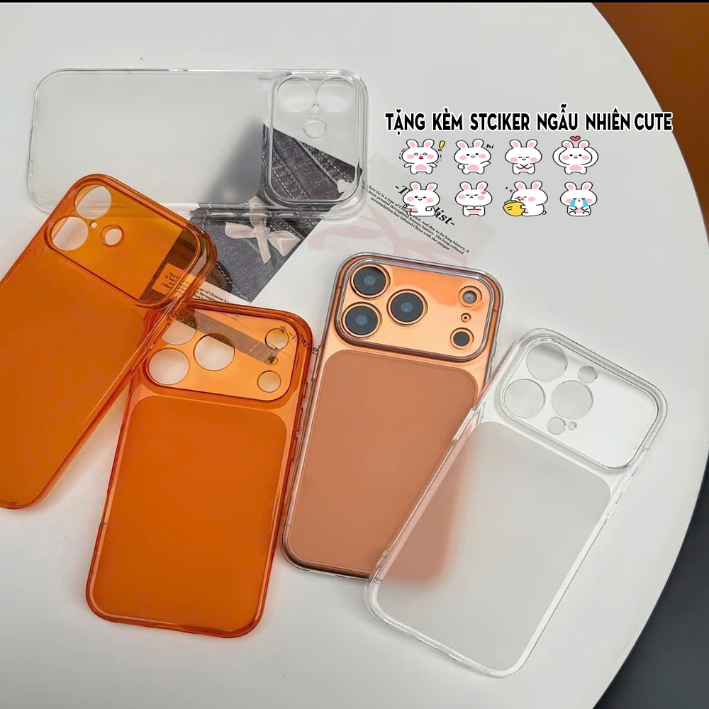 Ốp Lưng iPhone Silicon Dẻo Nhám Mờ Nâng Cấp Lên IP 17 Bảo Vệ Camera Dành Cho iP 7/8/X11/12/13/14/15/16/17/PlusPro/Max