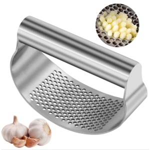 Dụng cụ dập tỏi,hành ép tỏi,han nghiền tỏi inox, dụng cụ nghiền tỏi bằng thép không gỉ tiện dụng cho nhà bếp, máy ép tỏi