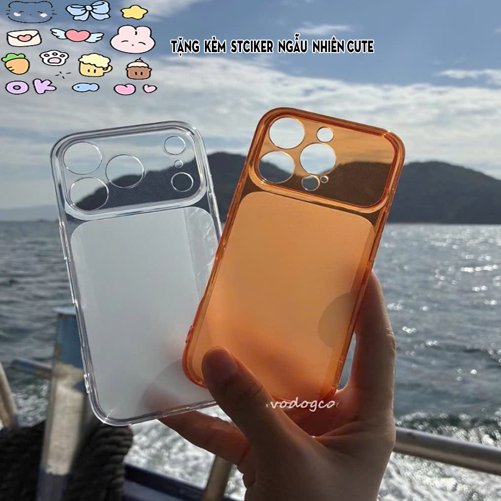 Ốp Lưng iPhone Silicon Dẻo Nhám Mờ Nâng Cấp Lên IP 17 Bảo Vệ Camera Dành Cho iP 7/8/X11/12/13/14/15/16/17/PlusPro/Max