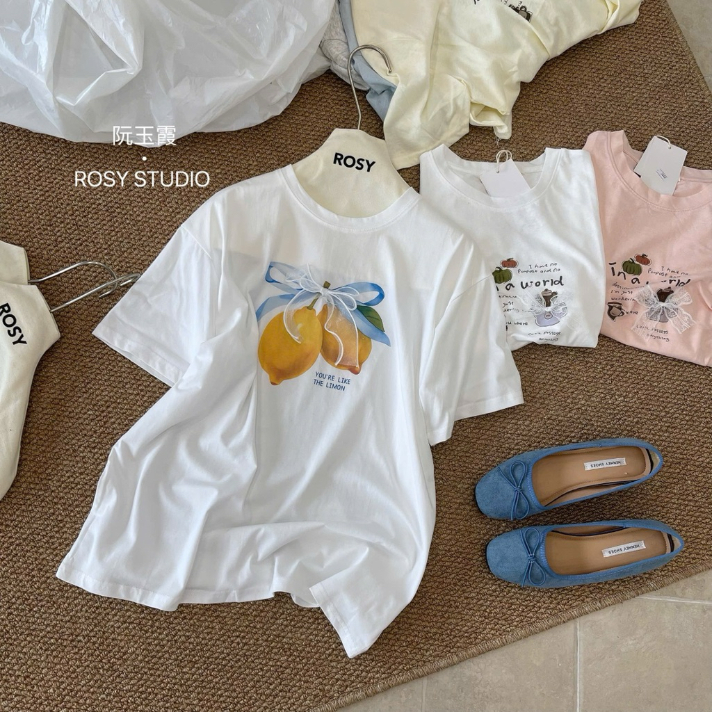 Áo phông quả chanh chất form siuu xinh