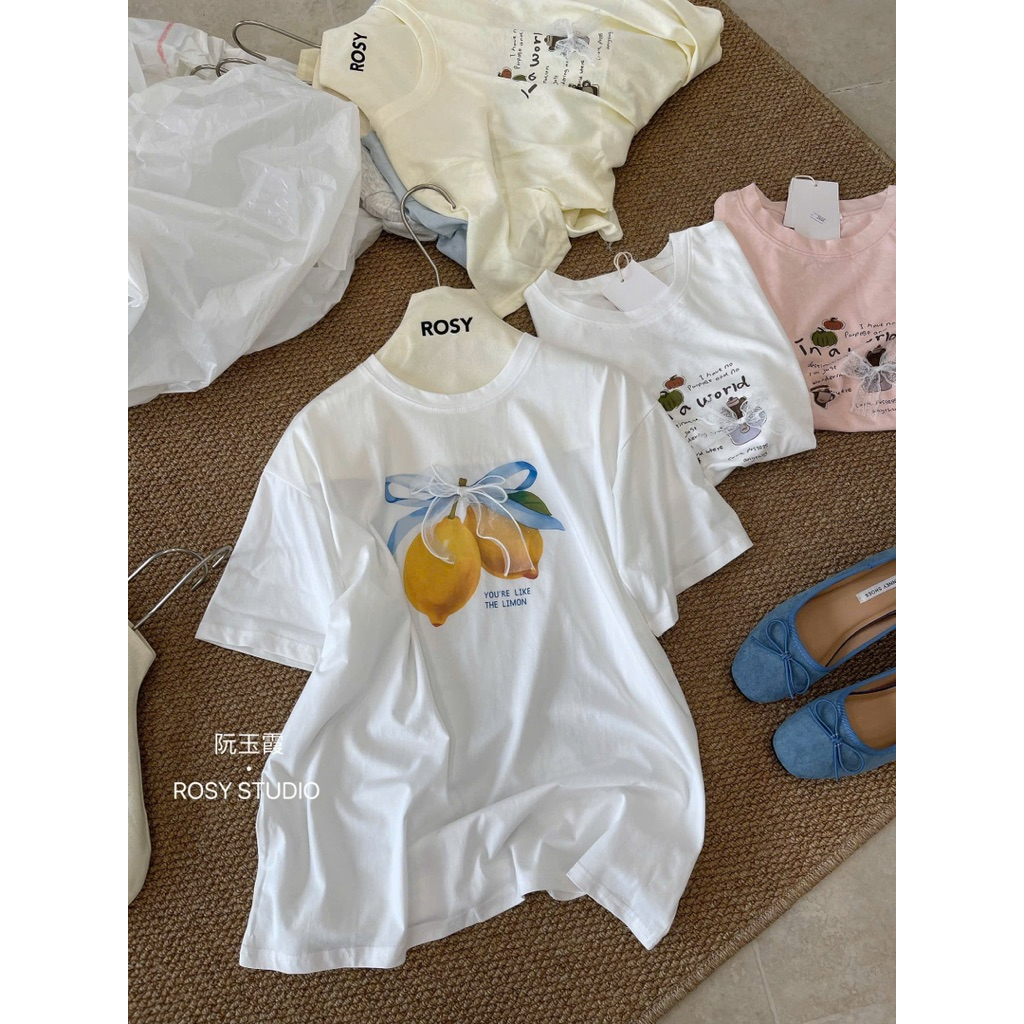 Áo phông quả chanh chất form siuu xinh