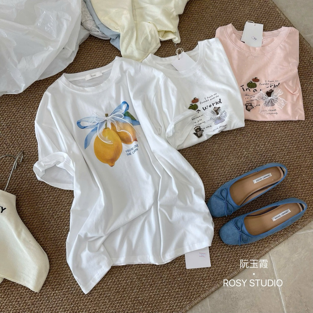 Áo phông quả chanh chất form siuu xinh