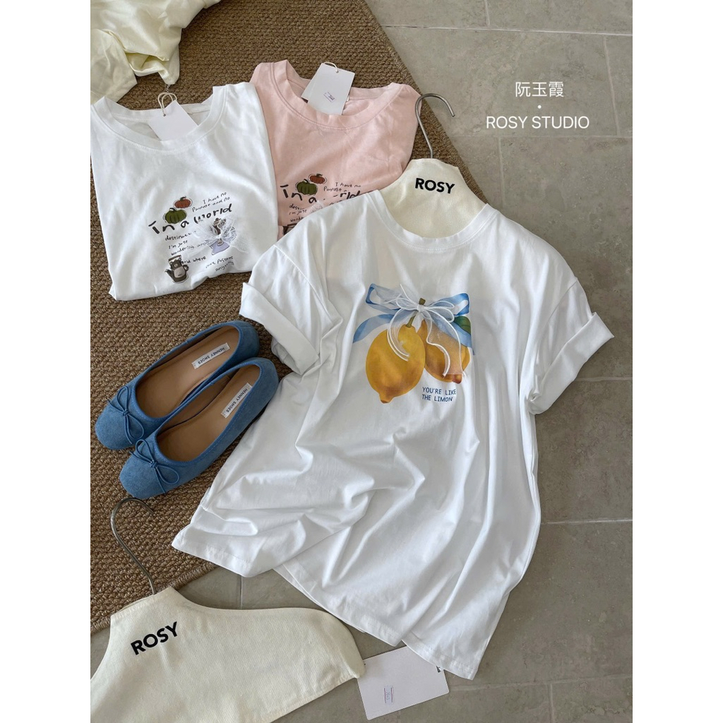 Áo phông quả chanh chất form siuu xinh