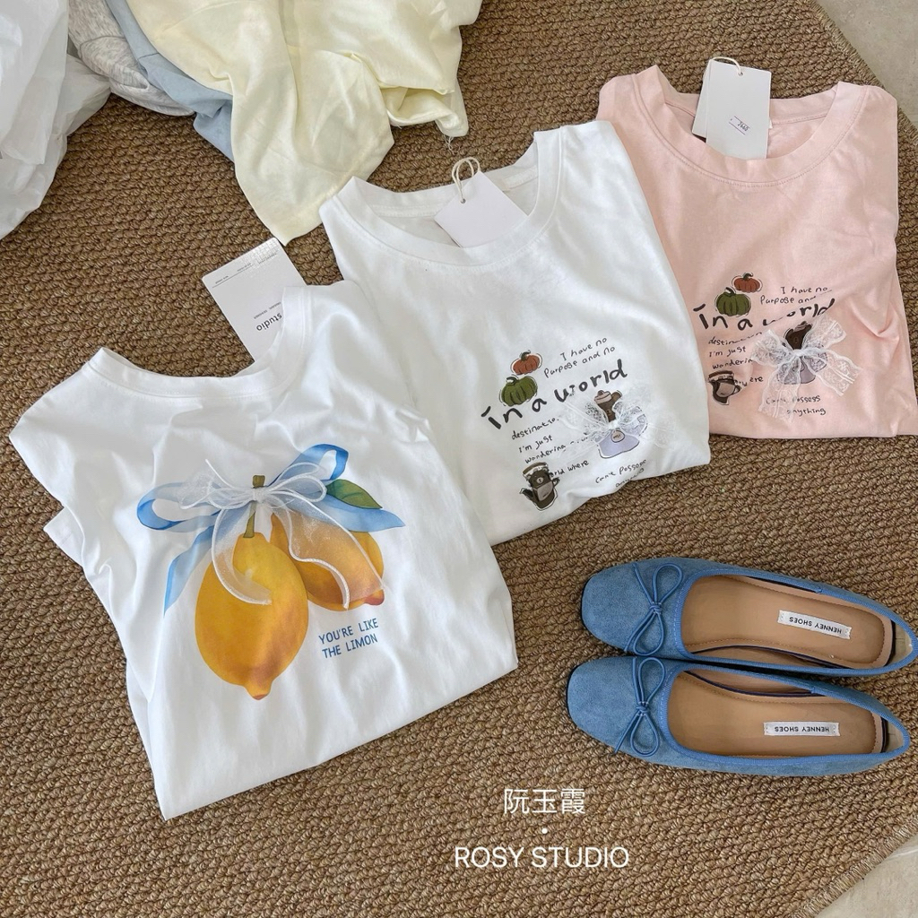 Áo phông quả chanh chất form siuu xinh