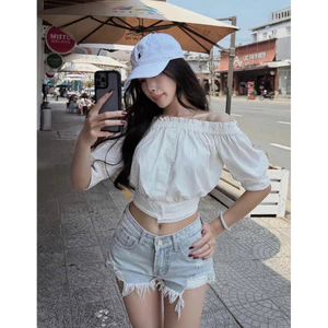 𝑪𝒉𝒐𝒄𝒐•Áo Thô Tay Lửng WG