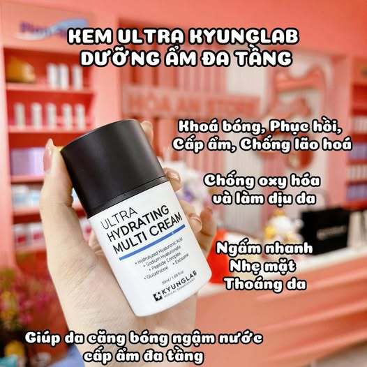 Kem dưỡng ẩm, cấp ẩm da, kem khóa ẩm, dưỡng da, phục hồi KyungLab Ultra Hydrating Multi Cream 50ml-Thylee