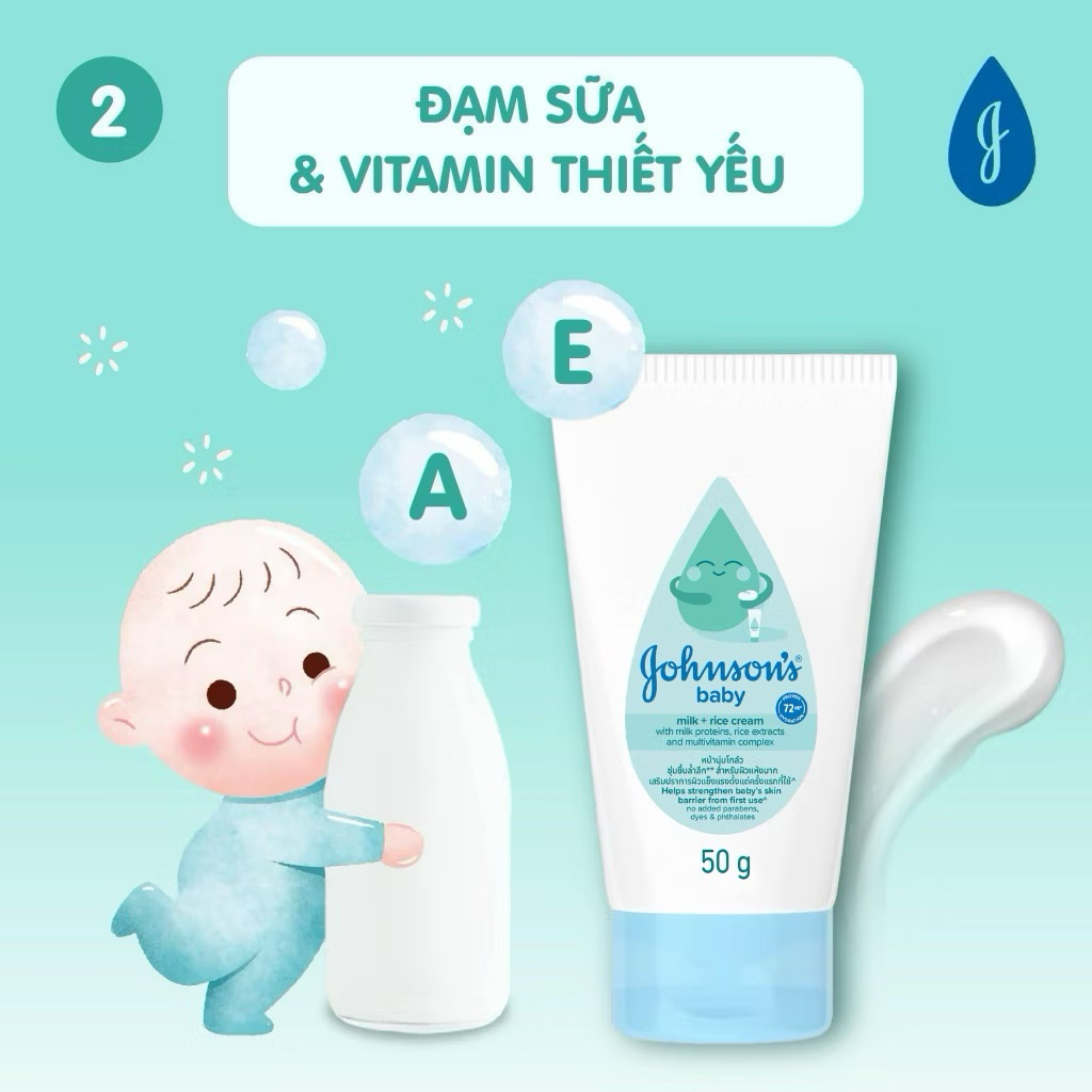 Kem Dưỡng Da Johnson’s Baby 50G