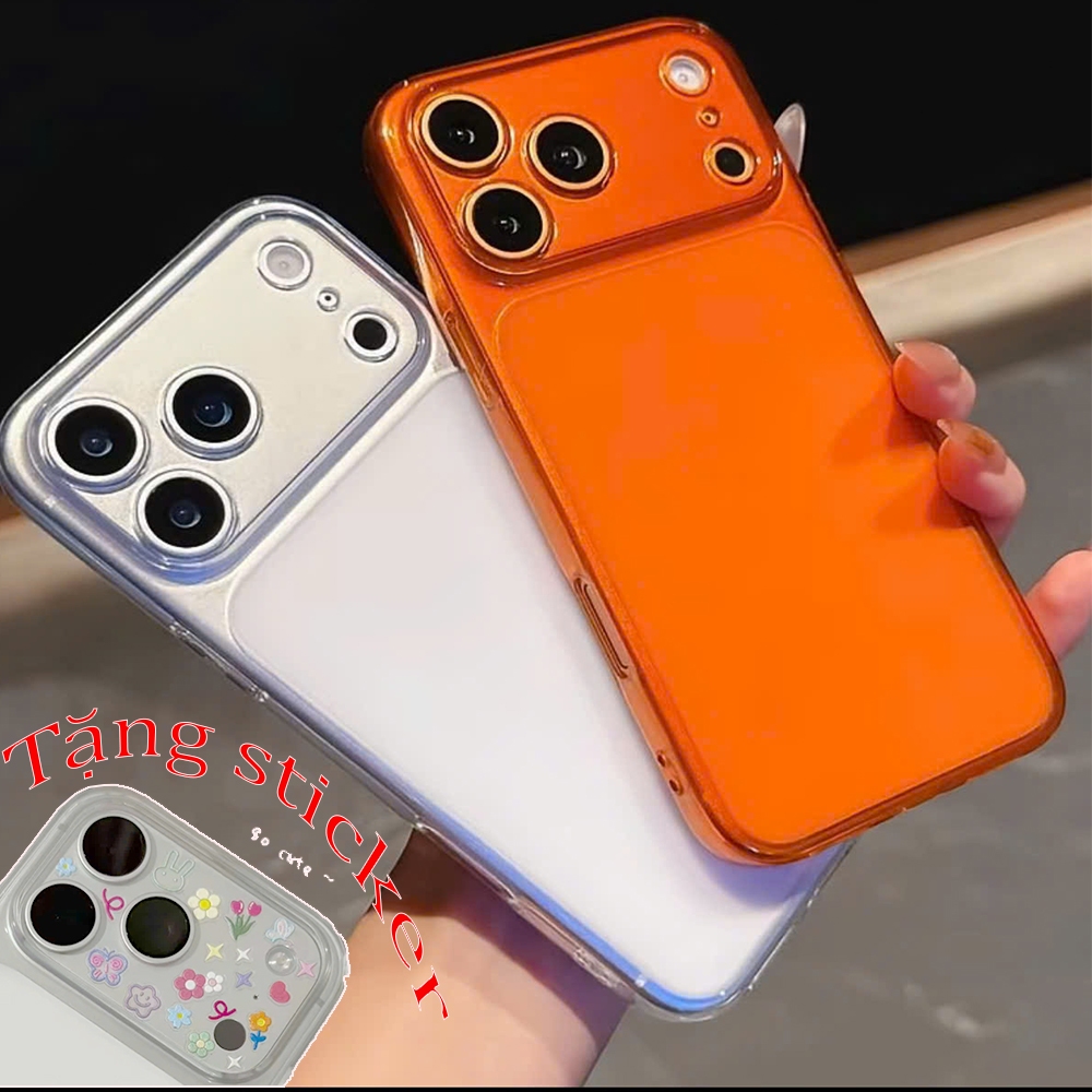 Ốp lưng iPhone silicon nhám mờ THIẾT KẾ THỜI THƯỢNG GIỐNG 17 PRO MAX: không bám bẩn, chống sốc