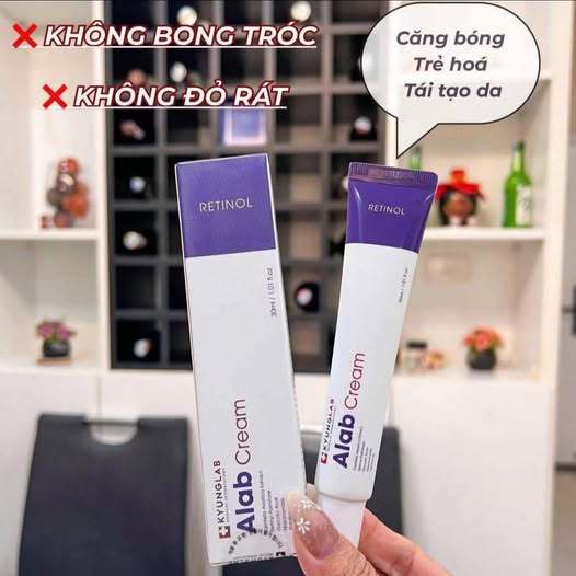 (Mua kem tặng 1 nạ)Kem retinol chống lão hoá tái tạo làn da KyungLab Alab Cream 30ml-ThyLee