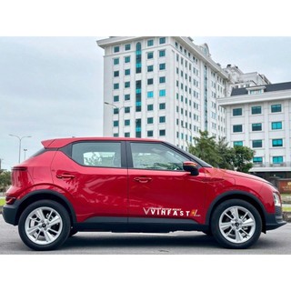 Decal Dán Xe VinFast Motor Sport 80x10cm – Tem Logo Thể Thao Cao Cấp ( cắt ghép dễ phù hợp xe tối màu)