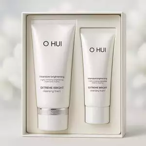 Set Sữa Rửa Mặt O.HUI Extreme Bright Cleansing Foam – Làm Sạch Sâu, Hỗ Trợ Dưỡng Sáng Da