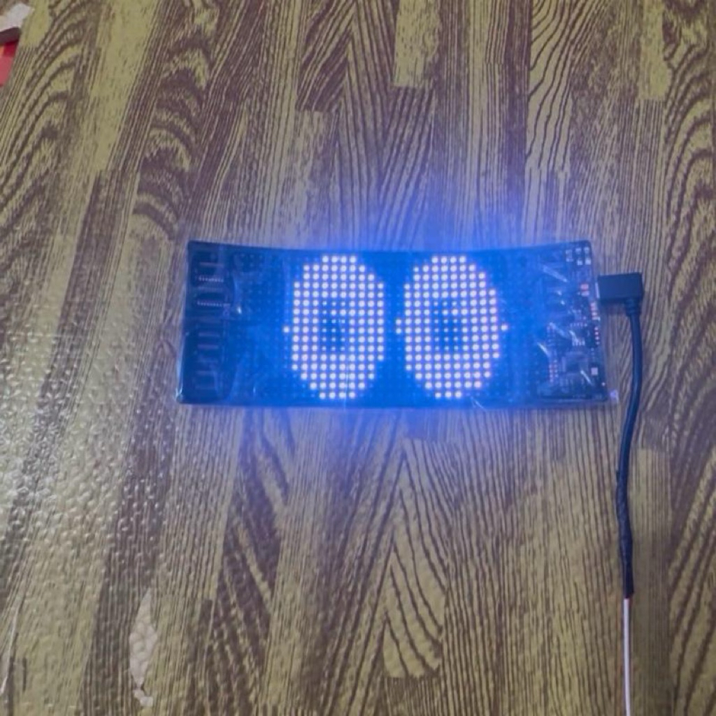 Bảng led matrix -full hiệu ứng icon.Bảng led dẻo chống 💦