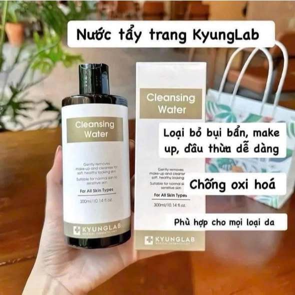 Nước Tẩy Trang Kyung Lab Cleansing Water Dịu Nhẹ Làm Sạch Sâu Dưỡng Ẩm 300ml