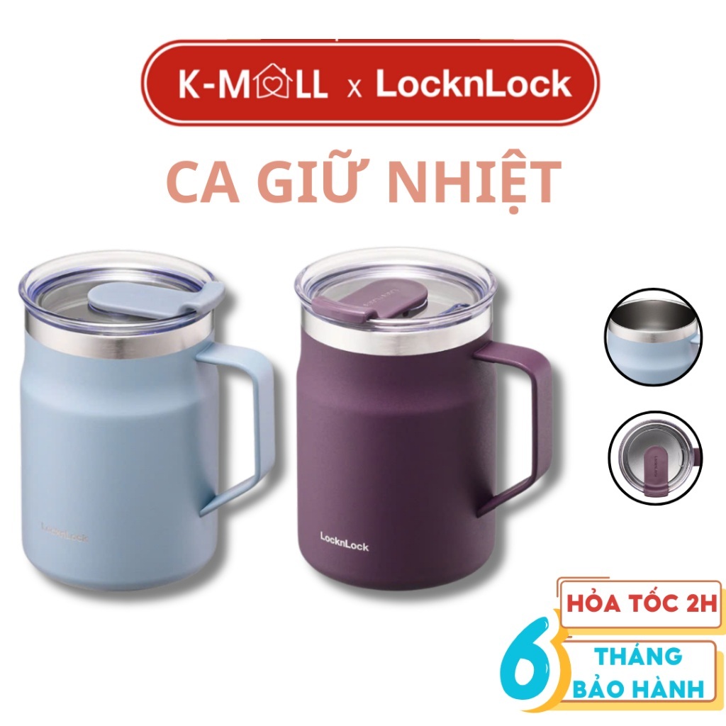 Ca giữ nhiệt LocknLock Metro Table Mug LHC4219 dung tích 475ML, 2 màu mới - K-MALL