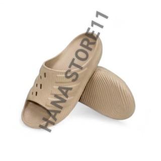 HANA STORE11 - Dép lê quai ngang nam êm mềm siêu nhẹ có lỗ thoáng khí, đúc nguyên khối chống nước