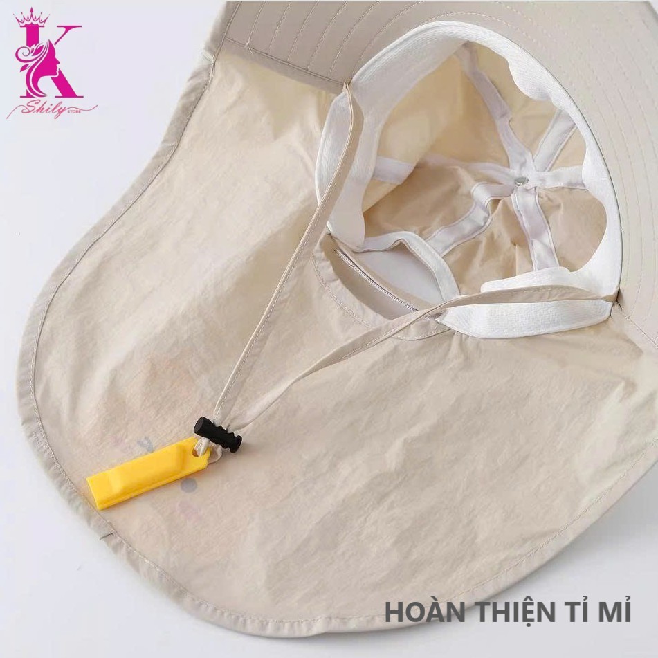 Mũ chống nắng trẻ em 2-6 tuổi Kèm Kính Đeo Thời Trang và Còi thổi Ngăn đến 99% Tia UV