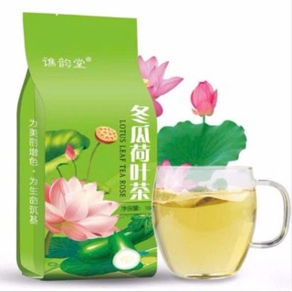 Combo 40 Gói Trà Lá Sen Bí Đao Hỗ Trợ Giảm Cân Giảm Mỡ Máu, Trà Túi Lọc Thảo Mộc Lá Sen, Vân Thỏ Beauty