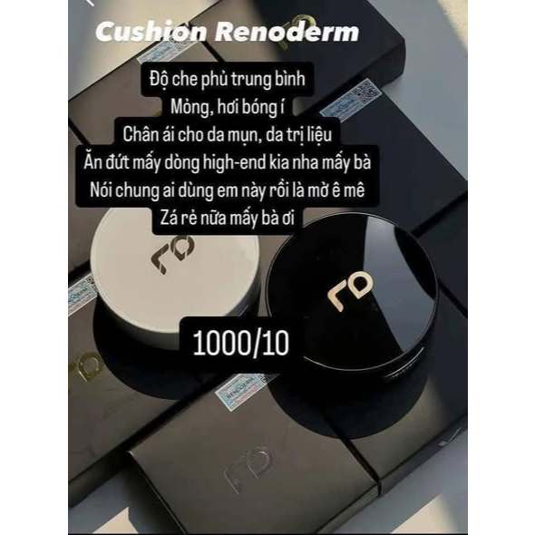 [Hàng Công Ty] PHẤN NƯỚC RENODERM Day Long BB Cushion SPF37+ SPF 50+/PA+++ 15g-ThyLee