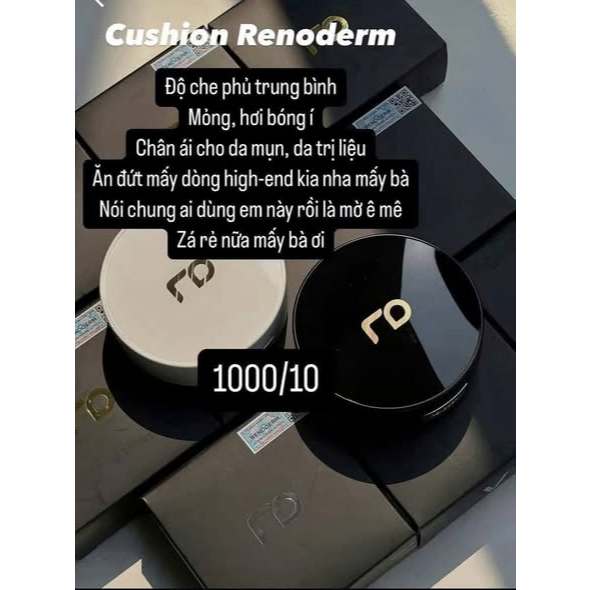 [Hàng Công Ty] PHẤN NƯỚC RENODERM Day Long BB Cushion SPF37+ SPF 50+/PA+++ 15g-ThyLee