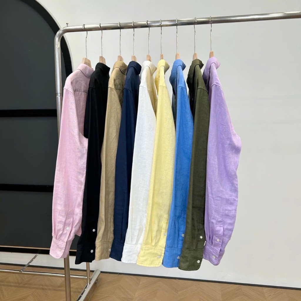 𝗦𝗢𝗠𝗜 𝗟𝗶𝗻𝗲𝗻  - Áo Sơ mi Linen tưng gân