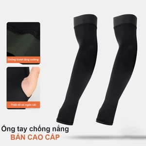 Găng tay chống nắng nam nữ Chất liệu dệt kim dày dặn co dãn 4 chiều tác dụng ngay giảm nhiệt 5*C