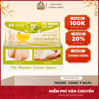 Kem Loại Bỏ Nứt Gót Chân Chuối The Banana Cream Heels Thái Lan