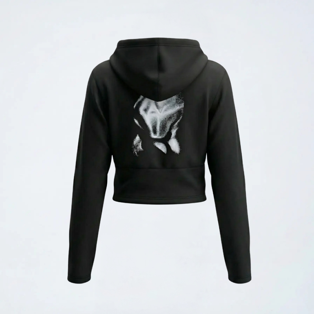 Áo Hoodie Zip Nữ Croptop Màu Đen Black Muse Hoodie Set – Tuyên ngôn của cô gái hiện đại