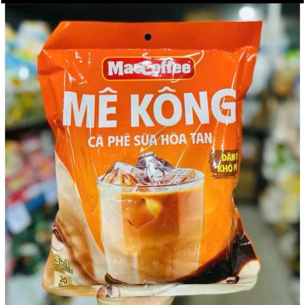 2 bịch 40 gói cà phê sữa mê Kông giá rẻ