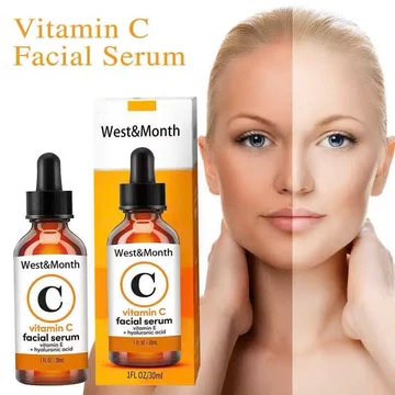 Serum Vitamin C West & Month 30ML, Tinh Chất Ngừa Mụn Giảm Thâm Facial Serum E Face Hyaluronic Acid, Serum Chống Lão Hoá
