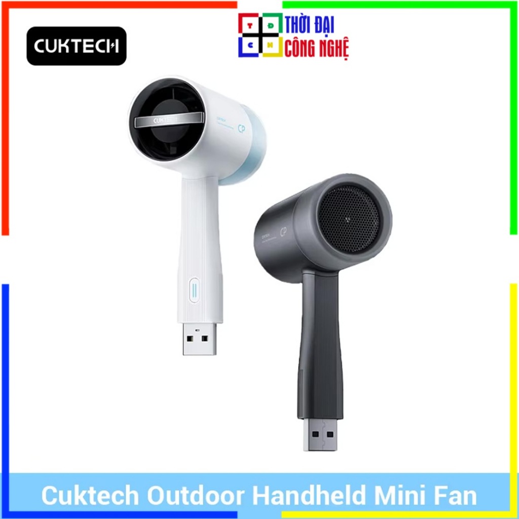 Quạt Mini Cuktech CP Mini Fan Turbo Charged BF01 | Gió Mạnh 3 Tốc Độ | Pin Khủng | Bảo Hành 18 Tháng | Thời Đại Công Ngh