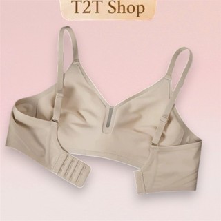 T2T Áo Lót Nữ Không Gọng Đúc Su Đệm Mỏng 0,5cm Dáng Bra Tam Giác Nâng Đẩy Tự Nhiên