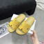 Dép lê quai H da lộn