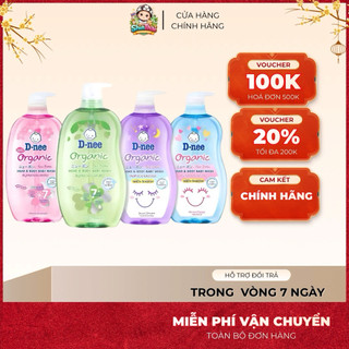 Sữa Tắm Gội Toàn Thân Cho Bé Dnee Kids Head & Body Wash Thái Lan 380ml