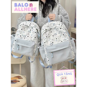 BaLo (XINHXINH) [ORDER] Balo Nữ Họa Tiết Mèo Dễ Thương Chống Nước BL55