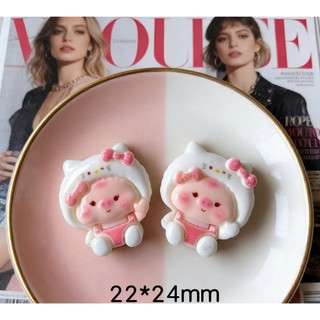 Set charm heo hóa trang cute mini siêu dễ thương trang trí phụ kiện dép xinh xắn- Charm gắn dép siêu cute dễ thương