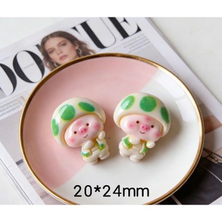 Set charm heo hóa trang cute mini siêu dễ thương trang trí phụ kiện dép xinh xắn- Charm gắn dép siêu cute dễ thương