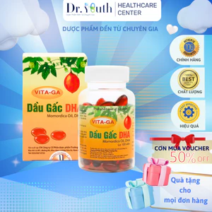 Viên Dầu Gấc VITAGA - DHA(Trường Thọ)bổ sung tinh chất gấc,vitamin E vàDHA cho da sáng,trí nhớ tốt,tăng miễn dịch-Hộp 10