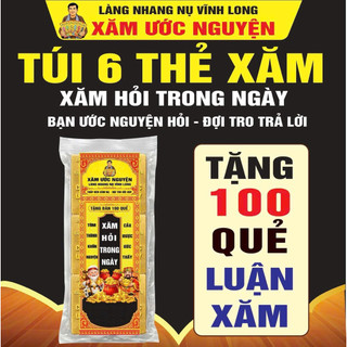 Túi 6 thẻ xăm – Bộ thẻ tham khảo