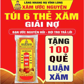 Túi 6 thẻ xăm – Bộ thẻ tham khảo