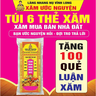 Túi 6 thẻ xăm – Bộ thẻ tham khảo
