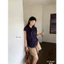 Áo sơ mi cổ nơ W.E #9129