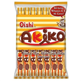 [Combo 2-5-10 Bịch] Bánh Xốp Akiko Oishi  Mix 5 Vị ( Bịch 20 Que) - Lưu ý: Vị Dâu10 Que