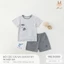 BỘ CỘC TAY SỢI TRE KHÁNG KHUẨN Littlelove [Vải mềm, mát, co dãn và thấm hút rất tốt] ] SZ CHO BÉ TỪ 6M -4Y (HCT36)